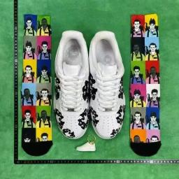 白色鞋子+配件+袜子