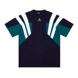 Black blue white stripe 002