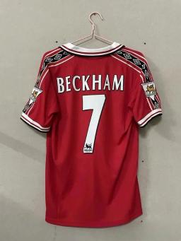 98 99曼L主场7号贝克汉姆+臂章