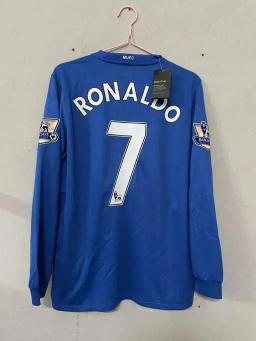 长袖#0809曼L客场联赛版7号C罗+臂章
