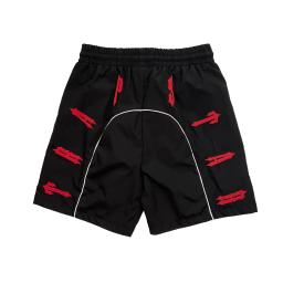 B3158 # Black and Red Shorts Z