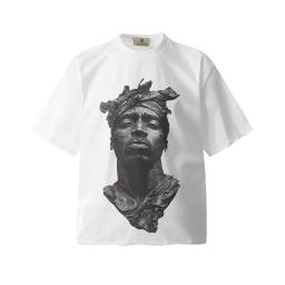 Rap singer 2pac statue portrait