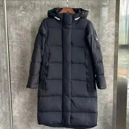 Canada Goose Long Black Grey Sleeve Badge
