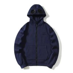 01- Hoodie navy blue (zipper)
