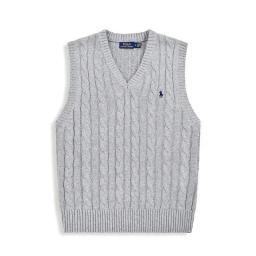 Knitted vest gray