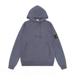 Grey blue hooded