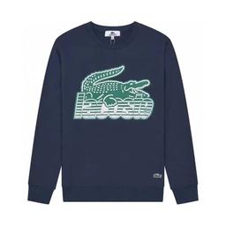 蓝底绿鳄鱼卫衣002