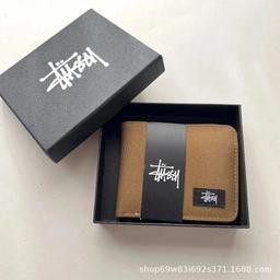 西图短钱包  棕色色 加盒