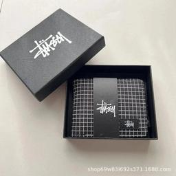 西图短钱包  格子的 格黑  加盒