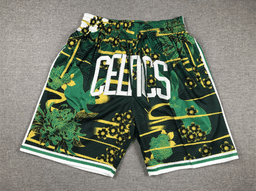 绿色字母黄印花