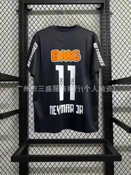 12-13桑托斯黑色白色号码（11号）