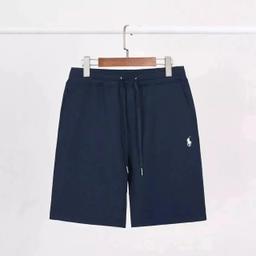 宝蓝白标运动短裤