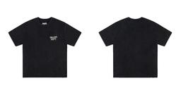 D15洗水黑#口袋印花字母