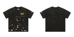 D52洗水黑#水手绘涂鸦