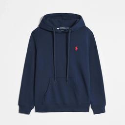 Hoodies navy blue (red logo)