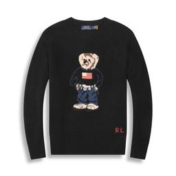 Bear Cardigan Black