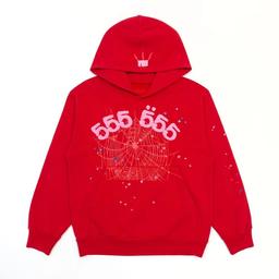 Woeldwide Red Angel Number 555 Hoodie