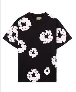 【280克】黑色T（白色花环）