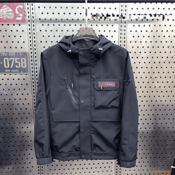 防风衣字母标+袖标 黑