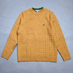 L鳄毛衣款式2姜黄