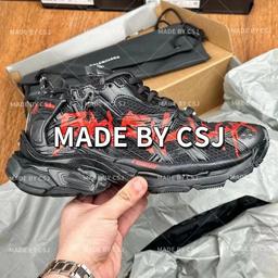 Runner 7.0 黑红涂鸦(0102)