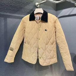 战马棉服夹克卡其色